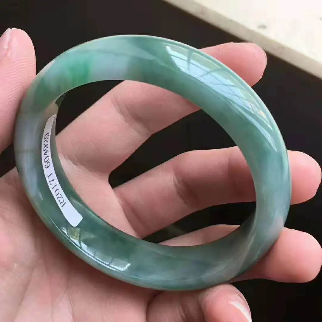 zheru jewelry natural Myanmar jade 54-64mm blue two-tone bracelet elegant princess jewelry best gift
zheru jewelry natural Myanmar jade 54-64mm blue two-tone bracelet elegant princess jewelry best gift