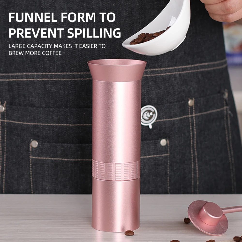 Manual Coffee Grinder Portable Hand High Quality Grinder Grind Machine Mill With Double Bearing Positioning Coffee Machine Cups
Manual Coffee Grinder Portable Hand High Quality Grinder Grind Machine Mill With Double Bearing Positioning Coffee Machine Cups