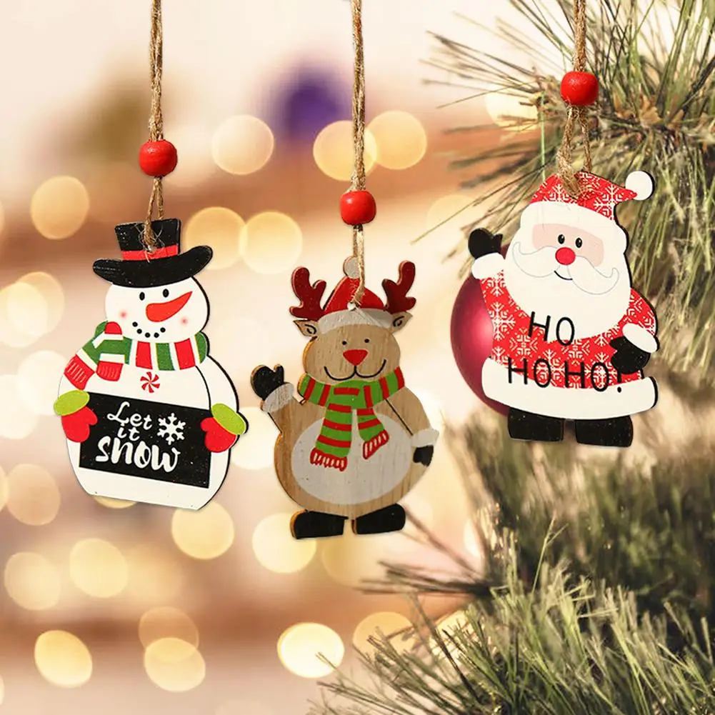 Christmas Wooden Doll Pendants Creative Wood Craft Xmas Tree Forester Ornament Christmas Party Home Decorations Kids Gifts
Christmas Wooden Doll Pendants Creative Wood Craft Xmas Tree Forester Ornament Christmas Party Home Decorations Kids Gifts