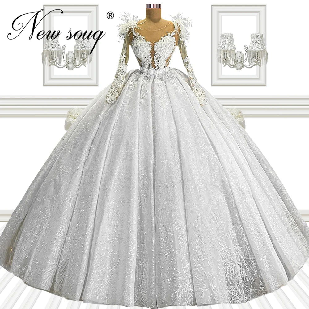 Middle East Lace Beads Wedding Dresses For Women Robes De Mariee White Dubai Couture Crystals Bride Bridal Dresses 2022 Arabic
Middle East Lace Beads Wedding Dresses For Women Robes De Mariee White Dubai Couture Crystals Bride Bridal Dresses 2022 Arabic