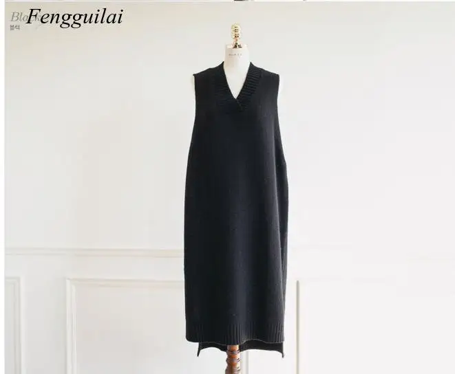 New Loose Sleeveless Sweater Spring Autumn Women Vest Sweaters Knitting Long Vests Joker Knitted Wool Oversize Girls Pullover
New Loose Sleeveless Sweater Spring Autumn Women Vest Sweaters Knitting Long Vests Joker Knitted Wool Oversize Girls Pullover