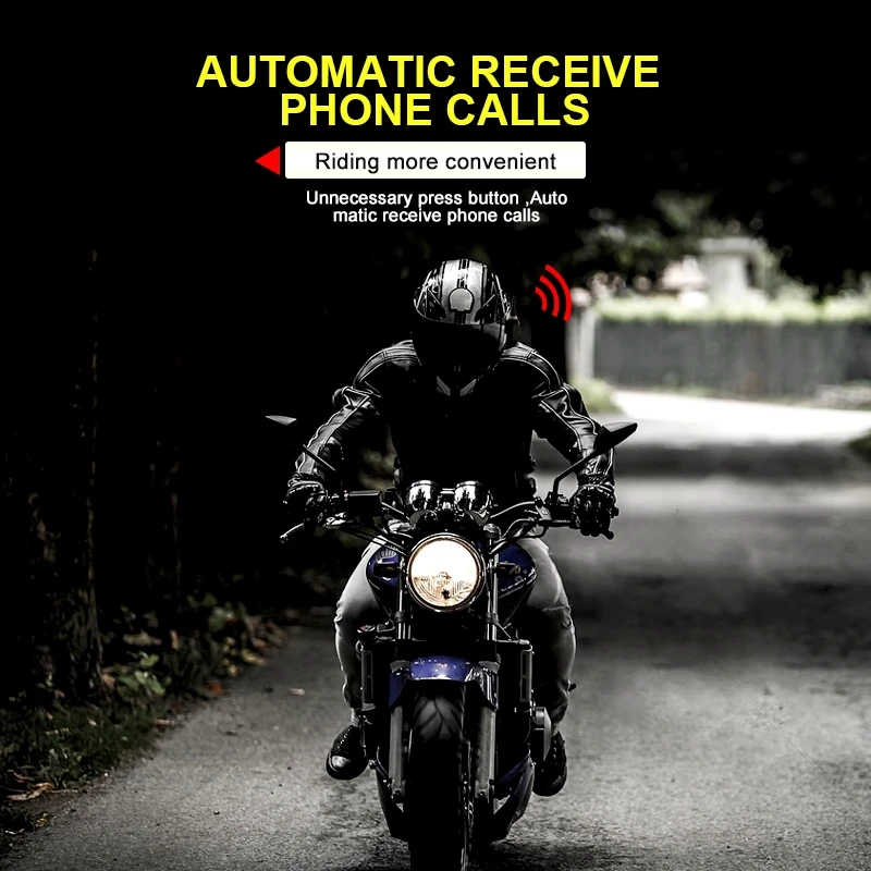 V4-1200 Motorcycle Bike Helmet Headset Outdoor Waterproof HIFI Bluetooth Wireless Intercom
V4-1200 Motorcycle Bike Helmet Headset Outdoor Waterproof HIFI Bluetooth Wireless Intercom