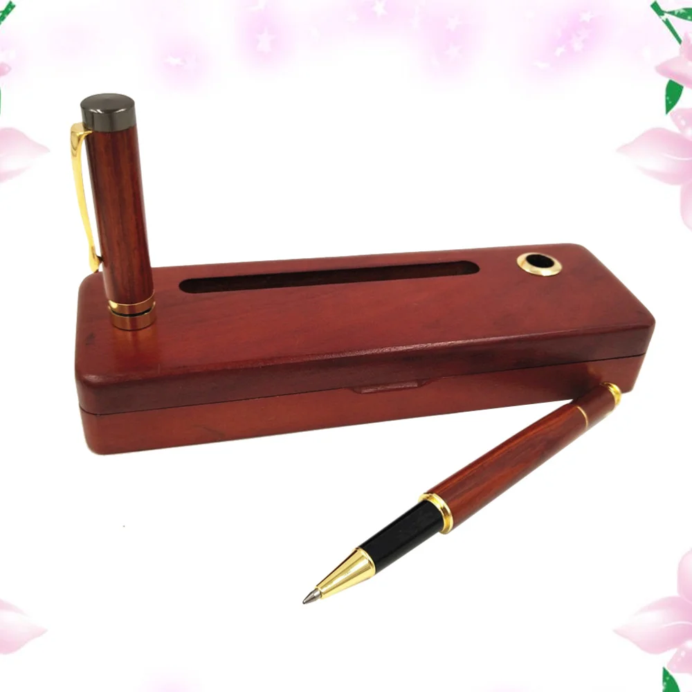 Wooden Pen with Gift Case Rollerball Pen for Signature Business Birthday Housewarming Father's Day Gift 
Wooden Pen with Gift Case Rollerball Pen for Signature Business Birthday Housewarming Father's Day Gift