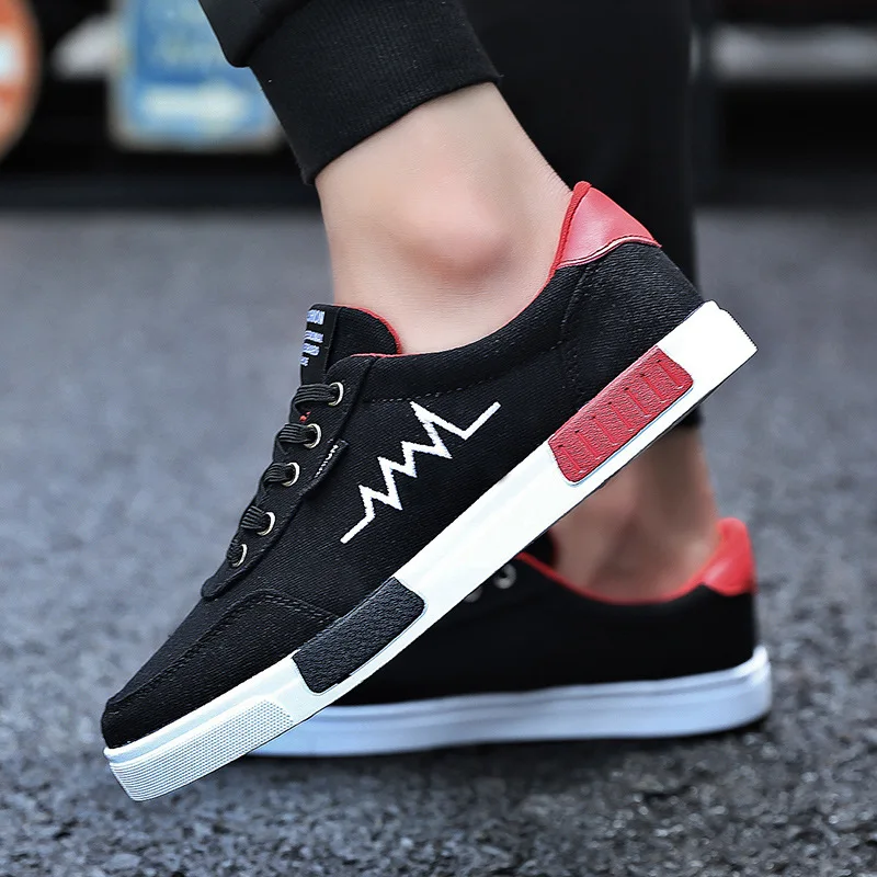 Fashion sports skateboard shoes new fashion men's canvas shoes thick bottom lace up fashionable single shoes casual summerr65
Fashion sports skateboard shoes new fashion men's canvas shoes thick bottom lace up fashionable single shoes casual summerr65