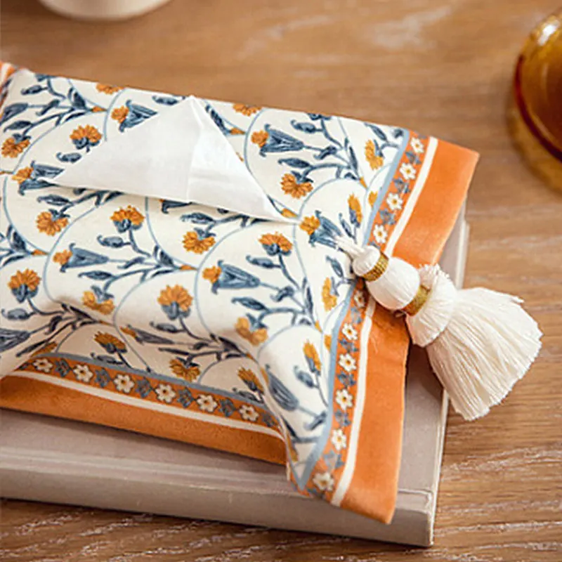 Multi-purpose Flower Print Fabric Tissue Box Modern Minimalist Retro Home Living Room Bedroom Car Paper Cover
Multi-purpose Flower Print Fabric Tissue Box Modern Minimalist Retro Home Living Room Bedroom Car Paper Cover