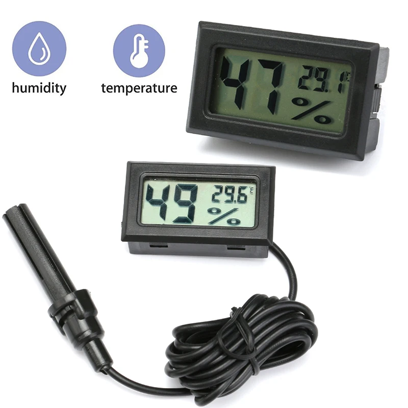 Мини-Термометр-Гигрометр с ЖК-дисплеем цифровой измеритель температуры и