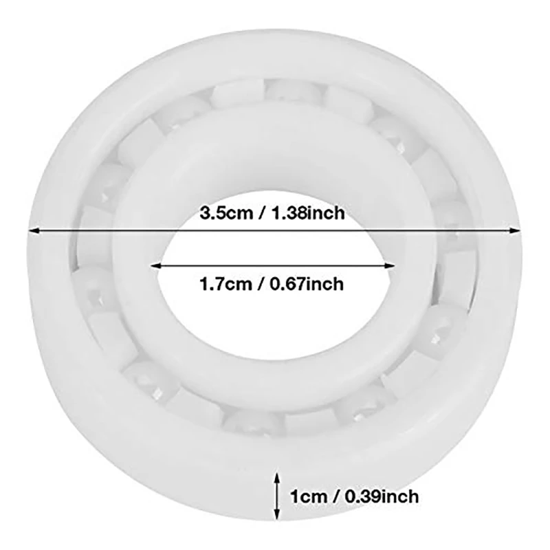 6003 Bearing Sealed Ball Bearing Full Ceramic ZrO2 Ball Bearing 17X35X10mm Deep Groove Bearing
6003 Bearing Sealed Ball Bearing Full Ceramic ZrO2 Ball Bearing 17X35X10mm Deep Groove Bearing