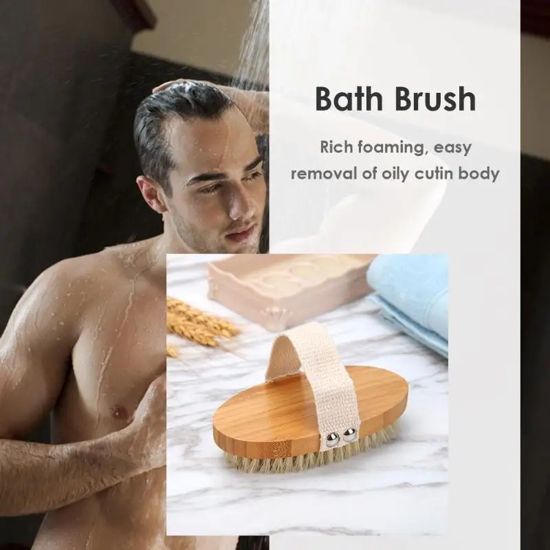Handheld Body Shower Bath Brush Wooden Natural Bristles Massage Shower Spa Shower Brushes Scrubber Body Deep Clean
Handheld Body Shower Bath Brush Wooden Natural Bristles Massage Shower Spa Shower Brushes Scrubber Body Deep Clean