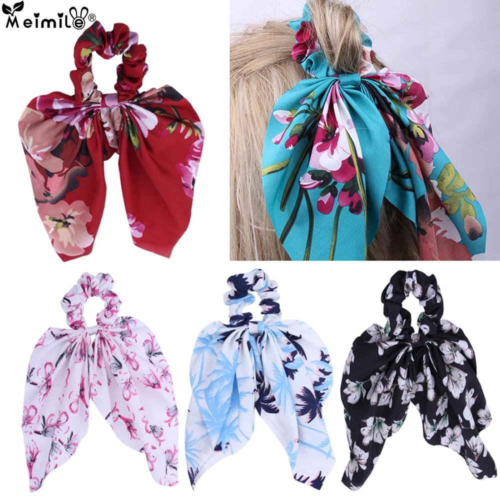 Sweet Girls Floral Printing Big Bow Cloth Rubber Bands Baby Safe Elastic Hair Bands Ponytail Holder Kids Hair Accessories Gift
Sweet Girls Floral Printing Big Bow Cloth Rubber Bands Baby Safe Elastic Hair Bands Ponytail Holder Kids Hair Accessories Gift