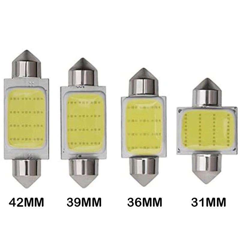 Festoon 31mm 36mm 39mm 41mm C5W C10W LED COB 12SMD 12V Bright White Bulb for Car Interior Dome Reading License Plate Led Light
Festoon 31mm 36mm 39mm 41mm C5W C10W LED COB 12SMD 12V Bright White Bulb for Car Interior Dome Reading License Plate Led Light