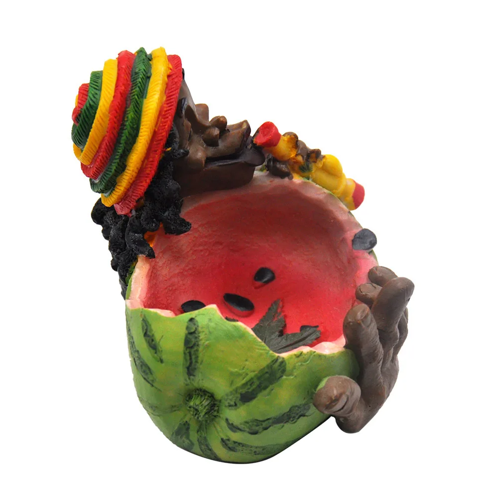 Creative Resin Ashtray Hip-Hop Old Man Watermelon Shape Resin Ashtray Smoking Accessories Decoration
Creative Resin Ashtray Hip-Hop Old Man Watermelon Shape Resin Ashtray Smoking Accessories Decoration
