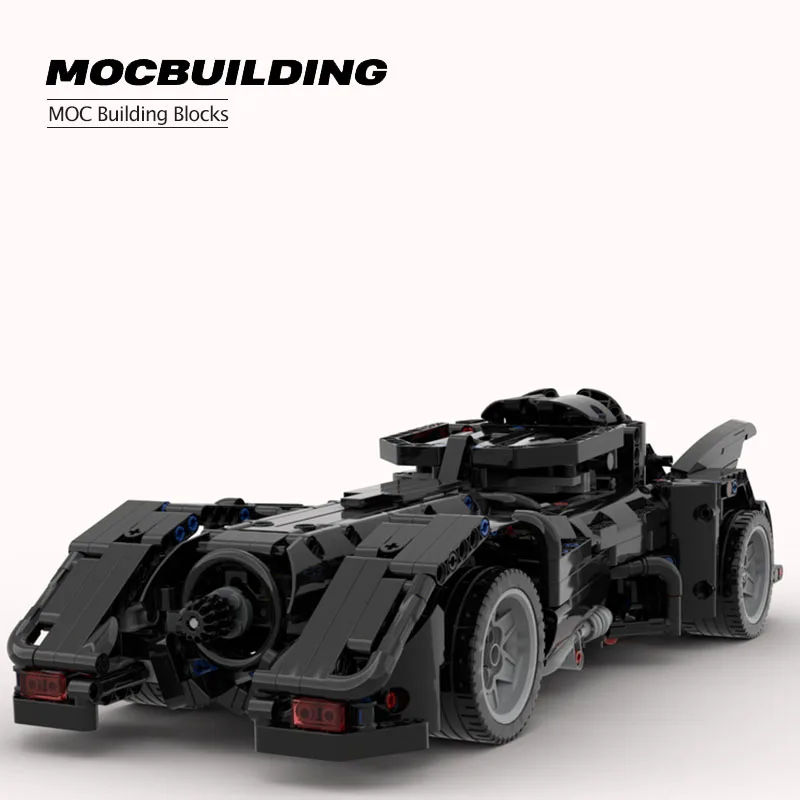 MOC Super Black Sports Car 1989 Bat Car Movie Model Assembly Toys Children's Boy Birthday Gift
MOC Super Black Sports Car 1989 Bat Car Movie Model Assembly Toys Children's Boy Birthday Gift