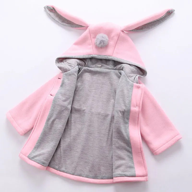Spring Autumn Festival Cute Rabbit Ears Baby Boots Soft Hooded Hair Ball Baby Jacket Solid Color Children's Tops
Spring Autumn Festival Cute Rabbit Ears Baby Boots Soft Hooded Hair Ball Baby Jacket Solid Color Children's Tops