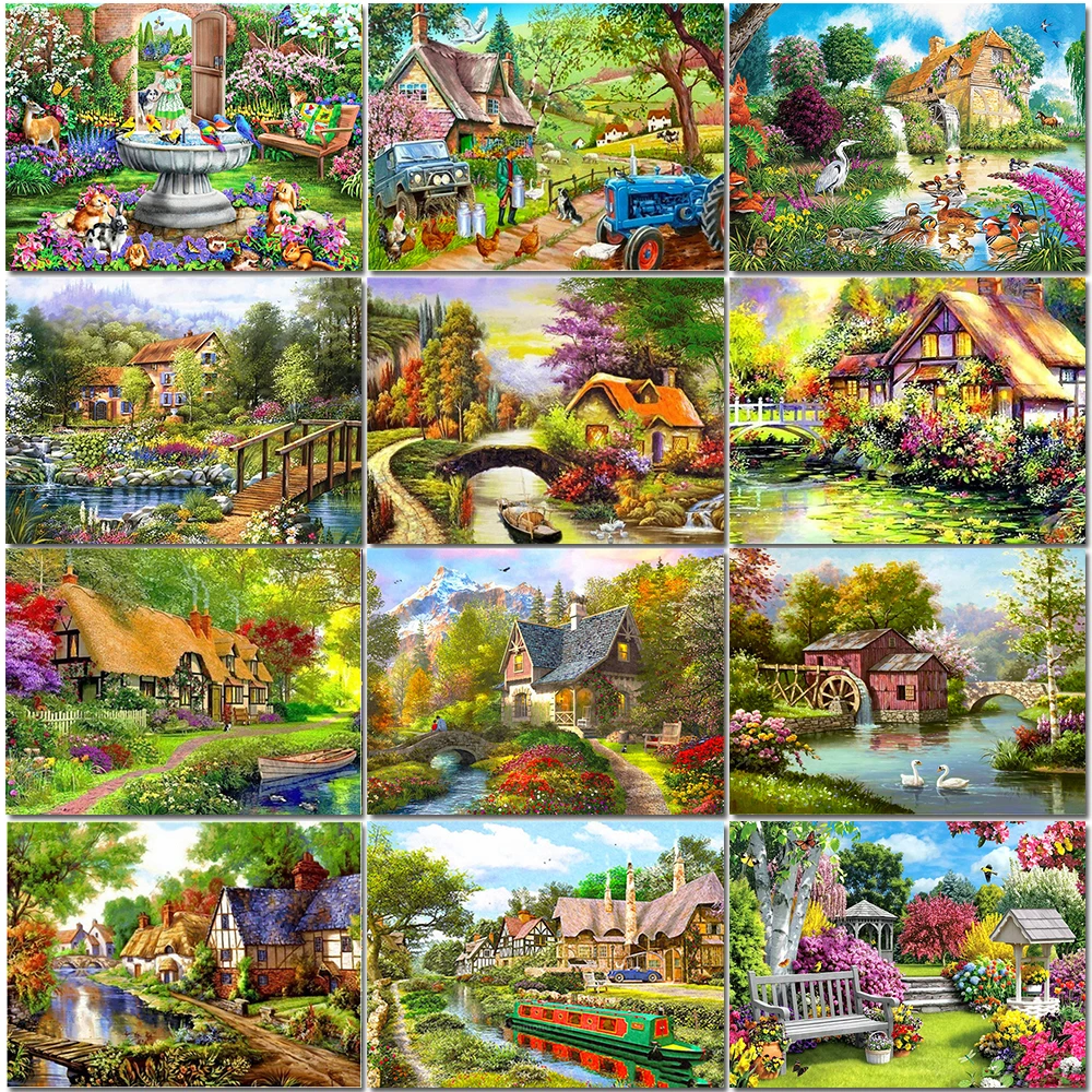 Zooya 5D Diy Diamond Painting Landscape Diamond Embroidery House Full Square Diamond Mosaic Art Pictures Home Decoration 12JM147
Zooya 5D Diy Diamond Painting Landscape Diamond Embroidery House Full Square Diamond Mosaic Art Pictures Home Decoration 12JM147
