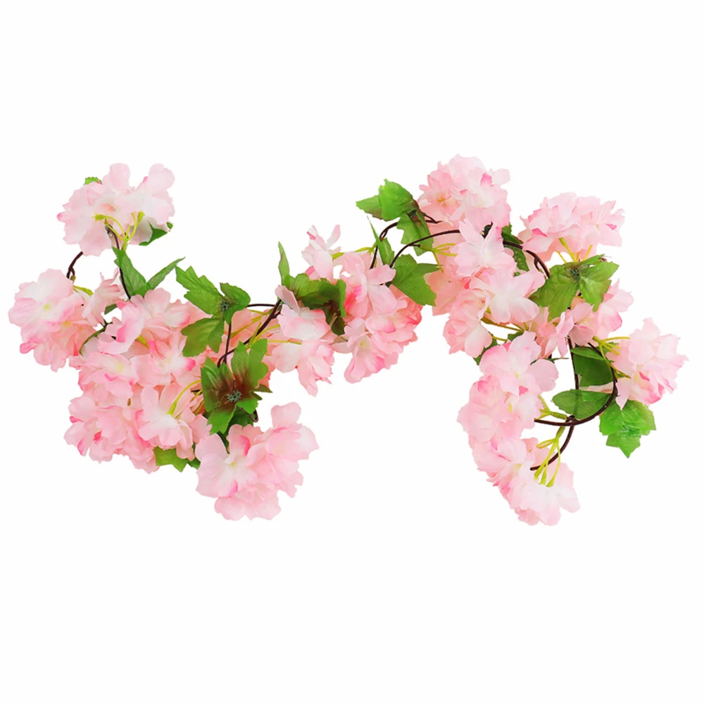 2.35 Meters Artificial Cherry Blossom Rattan Plastic Hanging Wreath Wedding Arch Decoration Accessories
2.35 Meters Artificial Cherry Blossom Rattan Plastic Hanging Wreath Wedding Arch Decoration Accessories