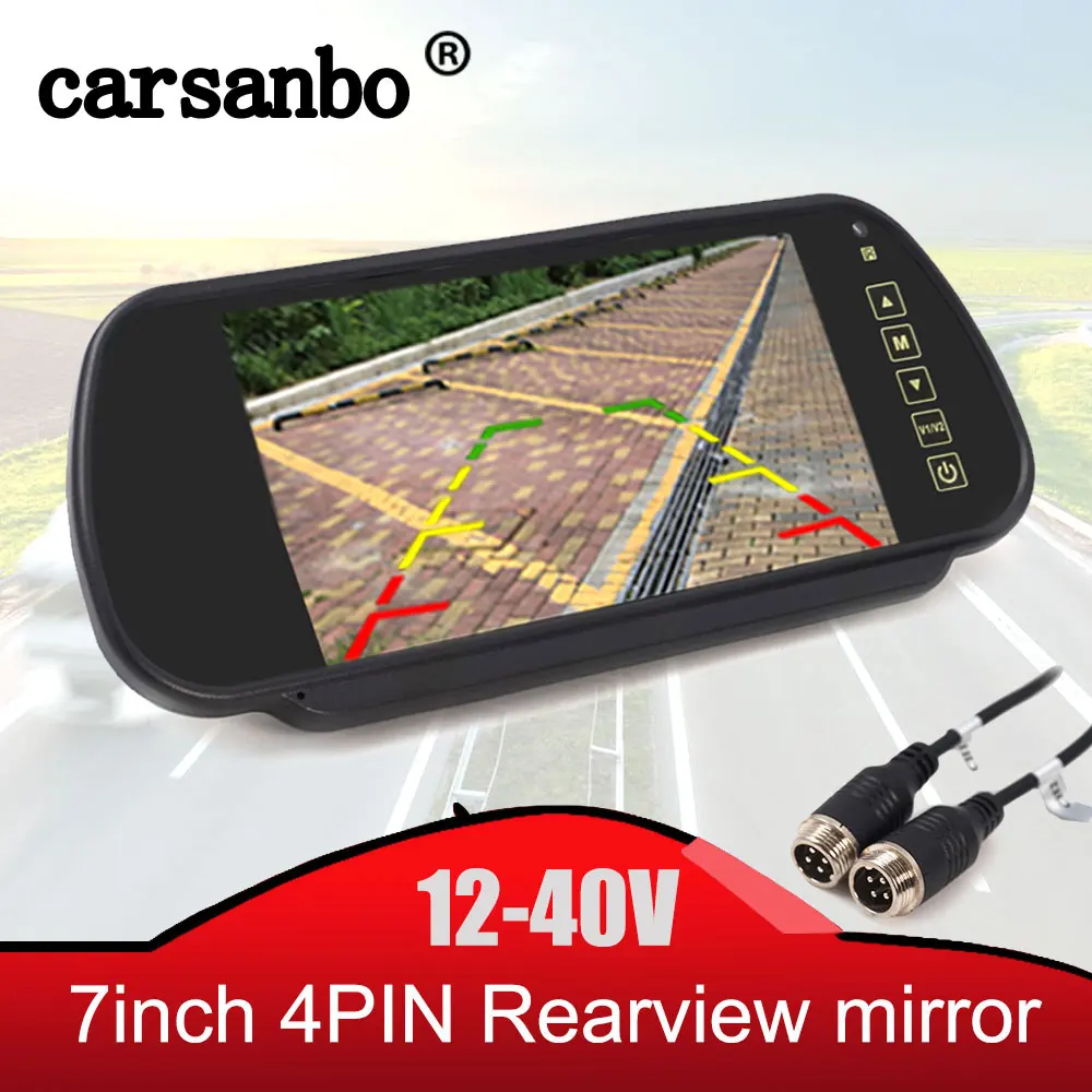 Carsanbo HD 7 дюймов 4PIN автомобильный монитор TFT экран парковочная система заднего вида 12-40 в зеркальный монитор заднего вида для камеры автомоби...
Carsanbo HD 7 дюймов 4PIN автомобильный монитор TFT экран парковочная система заднего вида 12-40 в зеркальный монитор заднего вида для камеры автомоби...