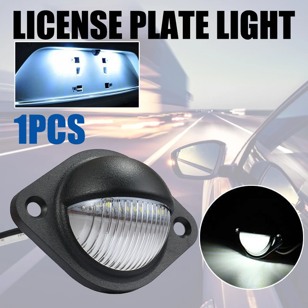 1x 12V 24V Universal 3LED License Plate Light Rear Tail Lamp For Car Truck Trailer ABS Plastic 0.5W White Light Car Signal Lamp
1x 12V 24V Universal 3LED License Plate Light Rear Tail Lamp For Car Truck Trailer ABS Plastic 0.5W White Light Car Signal Lamp