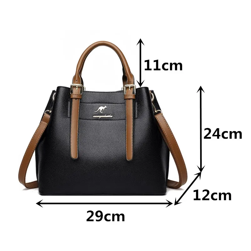 Luxury Brand Women Handbag High Quality Pu Leather Shoulder Bag Elegant Solid Color Tote Bag Female Large Capacity Crossbody Bag
Luxury Brand Women Handbag High Quality Pu Leather Shoulder Bag Elegant Solid Color Tote Bag Female Large Capacity Crossbody Bag