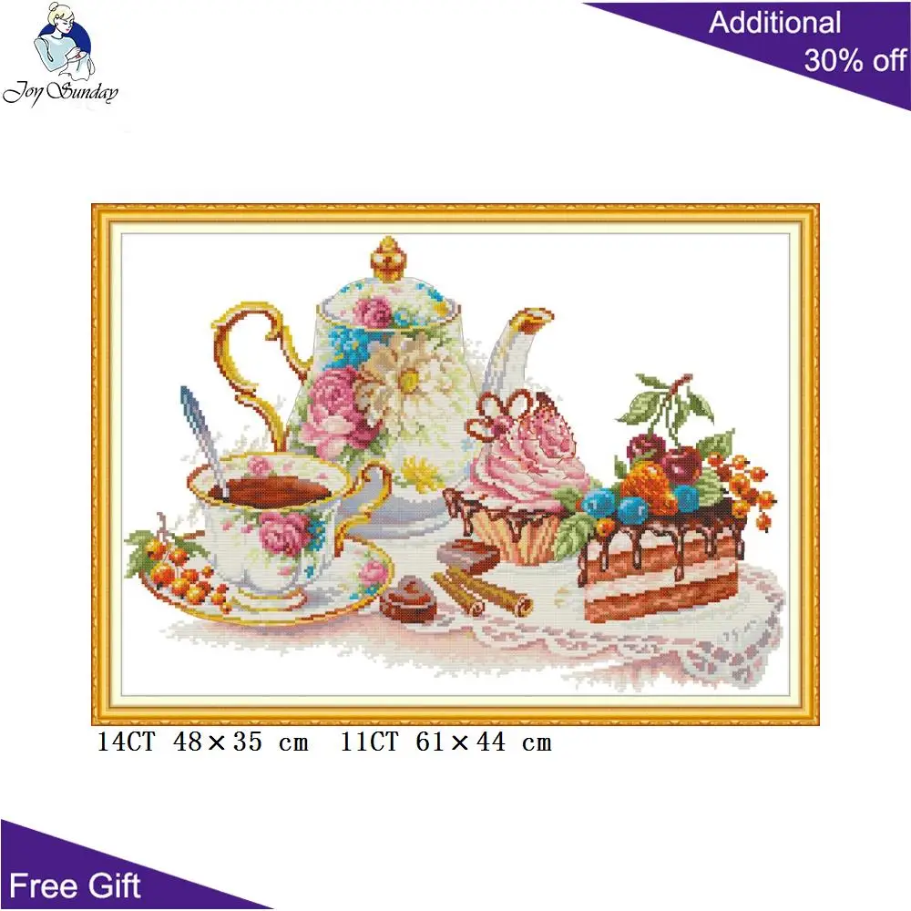 Joy Sunday Afternoon Tea Cross Stitch J486 14CT 11CT Counted and Stamped Afternoon Tea Embroidery Needlework Cross Stitch Kits
Joy Sunday Afternoon Tea Cross Stitch J486 14CT 11CT Counted and Stamped Afternoon Tea Embroidery Needlework Cross Stitch Kits