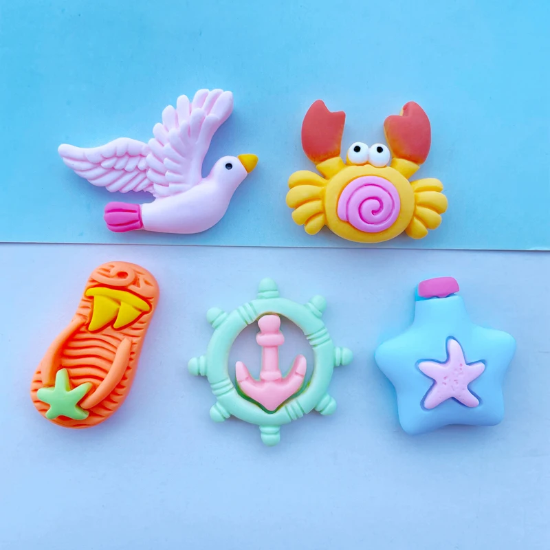 10 Pieces Of New Cute Resin Mini Cartoon Ocean Summer Series Flat Back Kabochin Scrapbook Kawai DIY Decoration Accessories A58
10 Pieces Of New Cute Resin Mini Cartoon Ocean Summer Series Flat Back Kabochin Scrapbook Kawai DIY Decoration Accessories A58
