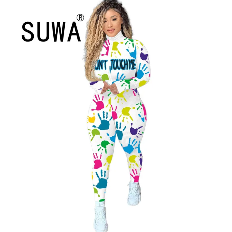 Tracksuit Women Wholesale Plus Size Clothing Letter Printed Front Zipper Long Sleeve Sexy Jogger Romper Jumpsuits Fall Winter
Tracksuit Women Wholesale Plus Size Clothing Letter Printed Front Zipper Long Sleeve Sexy Jogger Romper Jumpsuits Fall Winter
