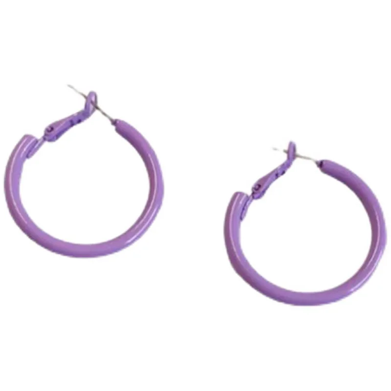 LOVOACC Delicate Spray Candy Colors Hoop Earring for Women Femme Korean Circle Hollow Out Metal Earring Jewelry Pendientes
LOVOACC Delicate Spray Candy Colors Hoop Earring for Women Femme Korean Circle Hollow Out Metal Earring Jewelry Pendientes