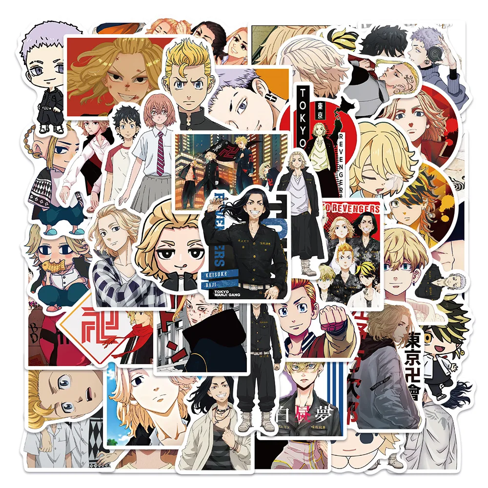 50 Anime Tokyo Rvengers Graffiti Stickers Suitcase Notebook Hand Account Decoration Stickers Waterproof Car Stickers
50 Anime Tokyo Rvengers Graffiti Stickers Suitcase Notebook Hand Account Decoration Stickers Waterproof Car Stickers