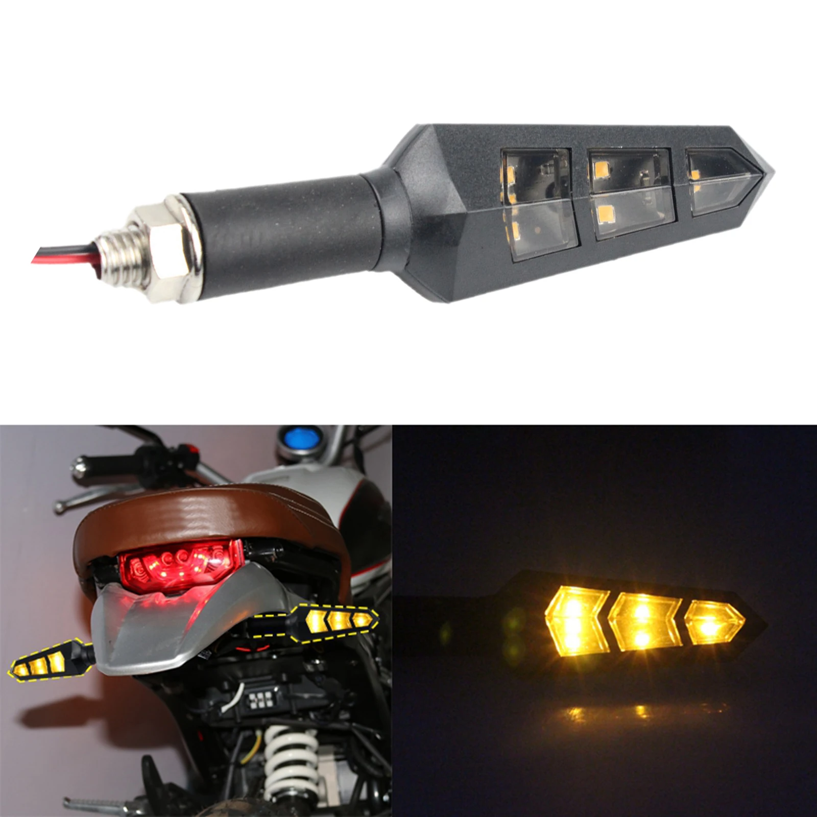 1pcs Motorcycle Bike LED Amber Turn Signal Blinker Light Turn Signal Indicator Lamp Long Life Span
1pcs Motorcycle Bike LED Amber Turn Signal Blinker Light Turn Signal Indicator Lamp Long Life Span