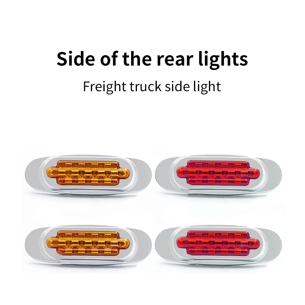 Corner Side Marker Bright Light IP67 Waterproof Lamp For Truck Trailer Van Bus 12V-24V Such As Trailers Trucks Construction
Corner Side Marker Bright Light IP67 Waterproof Lamp For Truck Trailer Van Bus 12V-24V Such As Trailers Trucks Construction