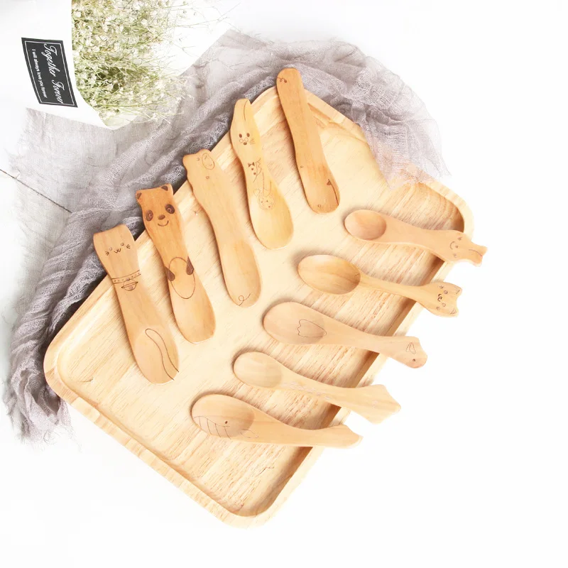 Children's Wooden Spoon Creative Animal Design Wooden Spoon Dinner Spoon Tableware Kitchen Tools
Children's Wooden Spoon Creative Animal Design Wooden Spoon Dinner Spoon Tableware Kitchen Tools