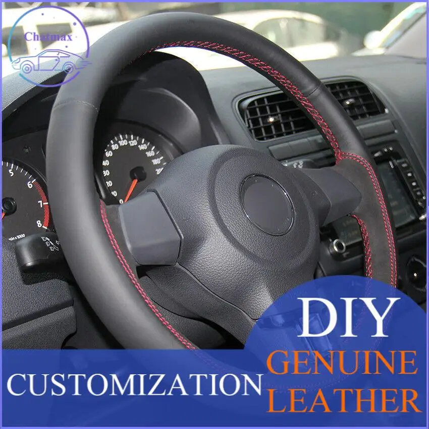 For VW Volkswagen Golf 6 Black Suede Black Natural Leather Car Steering Wheel Cover anti-slip design all season
For VW Volkswagen Golf 6 Black Suede Black Natural Leather Car Steering Wheel Cover anti-slip design all season