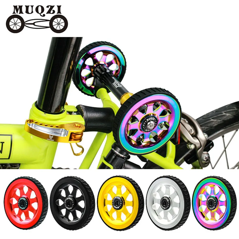 2Pcs High-Grade Aluminum Alloy Easy Wheel With Bolts For Brompton Folding Bike Bicycle Lightweight Easy Wheels Parts Accessories
2Pcs High-Grade Aluminum Alloy Easy Wheel With Bolts For Brompton Folding Bike Bicycle Lightweight Easy Wheels Parts Accessories