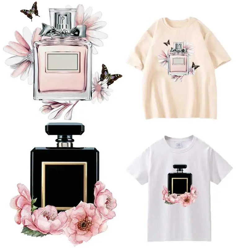Iron-On Patches For Clothing Fashion Perfume Bottle Washable Woman T-Shirts Heat Transfers Stickers Beautiful Butterfly Patches
Iron-On Patches For Clothing Fashion Perfume Bottle Washable Woman T-Shirts Heat Transfers Stickers Beautiful Butterfly Patches