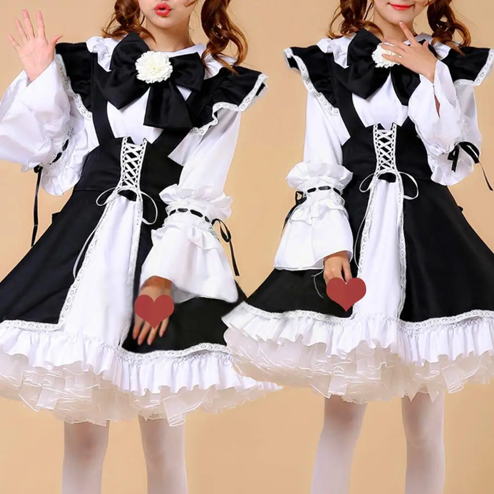 Women Maid Outfit Anime Long Dress Black And White Cosplay Dresses Mucama Apron Cafe Lolita Men Costume Dress K8c9
Women Maid Outfit Anime Long Dress Black And White Cosplay Dresses Mucama Apron Cafe Lolita Men Costume Dress K8c9