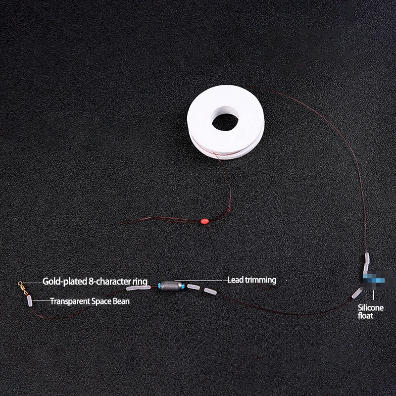 Fishing gear accessories set Space Bean Eight-word ring Float Fast lead Fishing supplies set combination
Fishing gear accessories set Space Bean Eight-word ring Float Fast lead Fishing supplies set combination