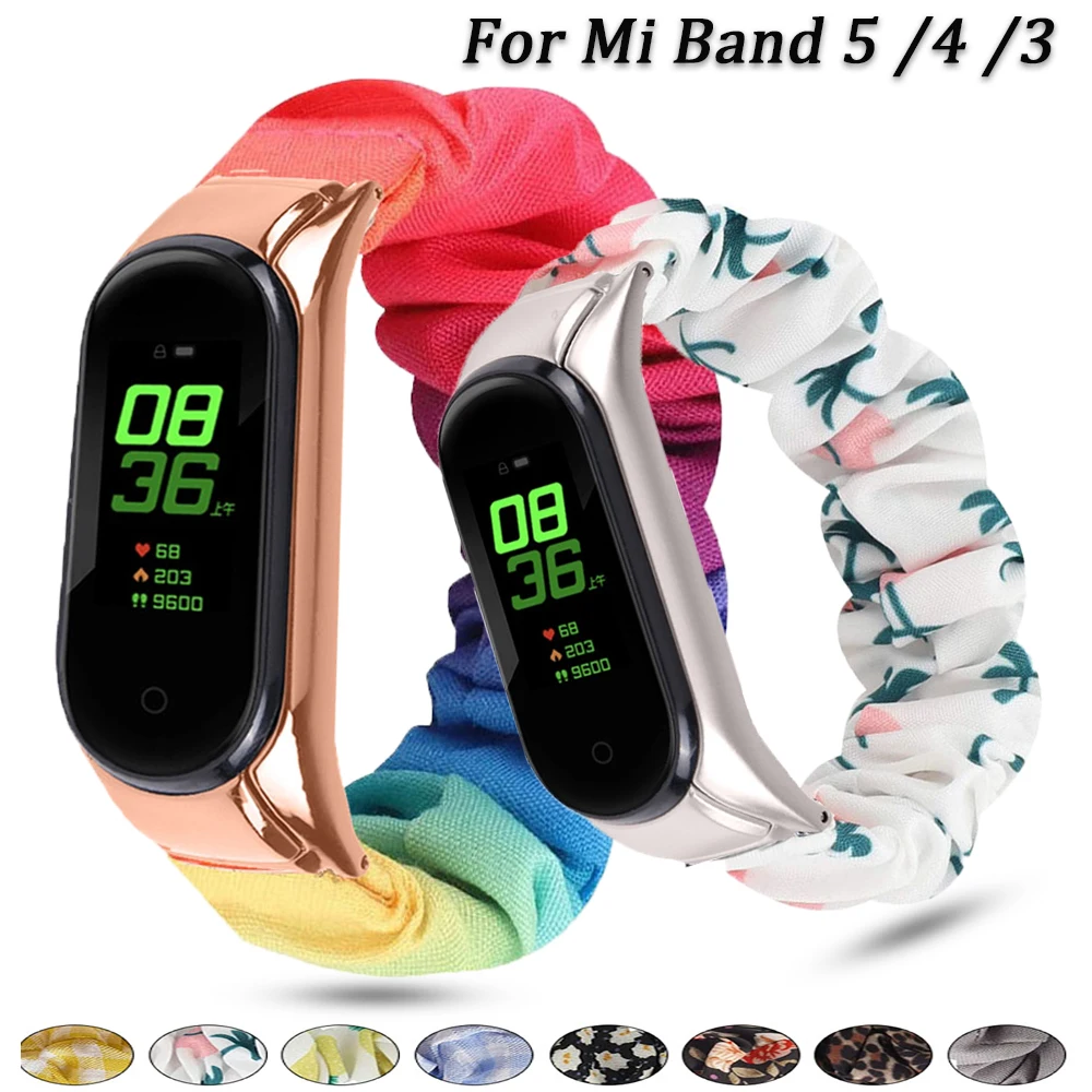 Scrunchies Elastic Strap for Xiaomi Mi band 5 4 3 replaceable Bracelet Mi Band 5 correa Wristband Breathable straps for miband 6
Scrunchies Elastic Strap for Xiaomi Mi band 5 4 3 replaceable Bracelet Mi Band 5 correa Wristband Breathable straps for miband 6