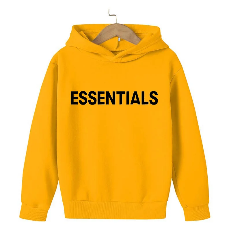 ESSENTIALS Hoodie Fall Hot Boys and Girls Sweatshirt Letter Print Cotton Hoodie Kids Fashion Hip Hop Street Sweatshirt
ESSENTIALS Hoodie Fall Hot Boys and Girls Sweatshirt Letter Print Cotton Hoodie Kids Fashion Hip Hop Street Sweatshirt