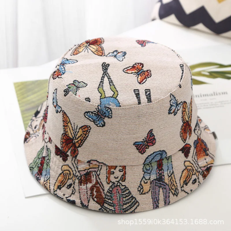 Ins Popular Printed Bucket Hat Fashion Women Hat Sun Hat Unisex Beach Hats Mens Outdoor Travel Hats Cotton Fishing Hunting Hat
Ins Popular Printed Bucket Hat Fashion Women Hat Sun Hat Unisex Beach Hats Mens Outdoor Travel Hats Cotton Fishing Hunting Hat