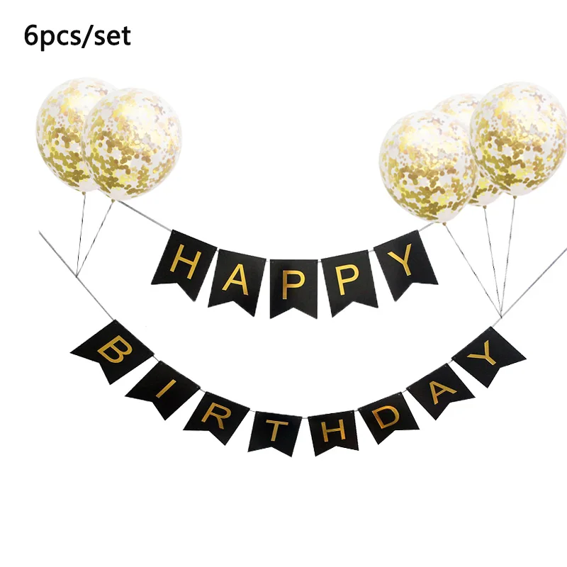 1set Happy Birthday Letter Banner Gold Confetti Balloons Baby Shower Birthday Party Decorations Boy Girl Kids Party Favors 
1set Happy Birthday Letter Banner Gold Confetti Balloons Baby Shower Birthday Party Decorations Boy Girl Kids Party Favors
