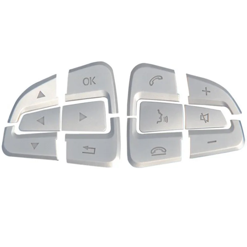 Car Steering Wheel Button Cover Trim Stickers for Mercedes Benz A B Class GLA GLE GLS CLA C177 2015-2019 Accessories
Car Steering Wheel Button Cover Trim Stickers for Mercedes Benz A B Class GLA GLE GLS CLA C177 2015-2019 Accessories
