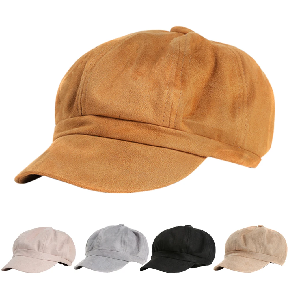 Women Vintage Adjustable Beret Newsboy Autumn Winter Gift Warm Retro British Style Fashion Octagonal Cap Solid Flat Hat Stylish
Women Vintage Adjustable Beret Newsboy Autumn Winter Gift Warm Retro British Style Fashion Octagonal Cap Solid Flat Hat Stylish