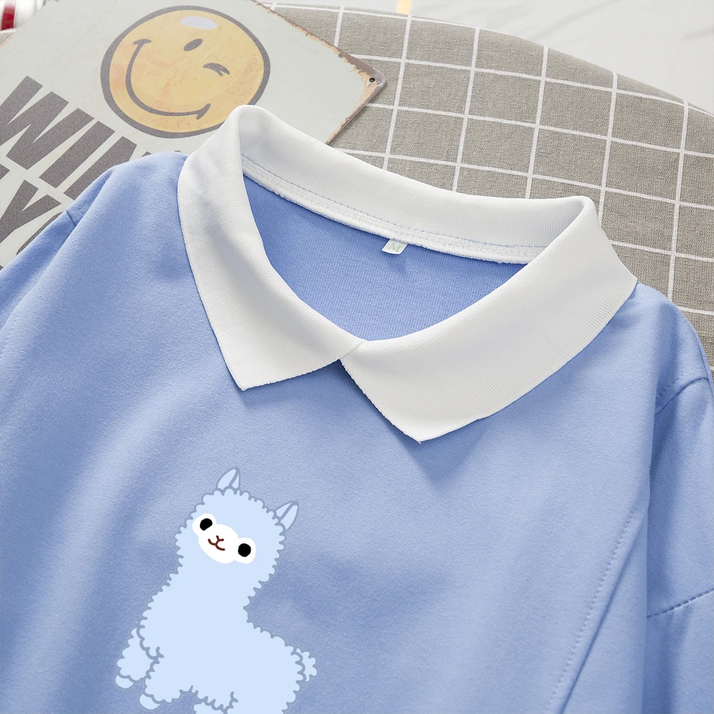 Толстовка Оверсайз с длинным рукавом поло синяя модная толстовка с капюшоном корейская модная одежда Kawaii женские толстовки в стиле 90-х
Толстовка Оверсайз с длинным рукавом поло синяя модная толстовка с капюшоном корейская модная одежда Kawaii женские толстовки в стиле 90-х