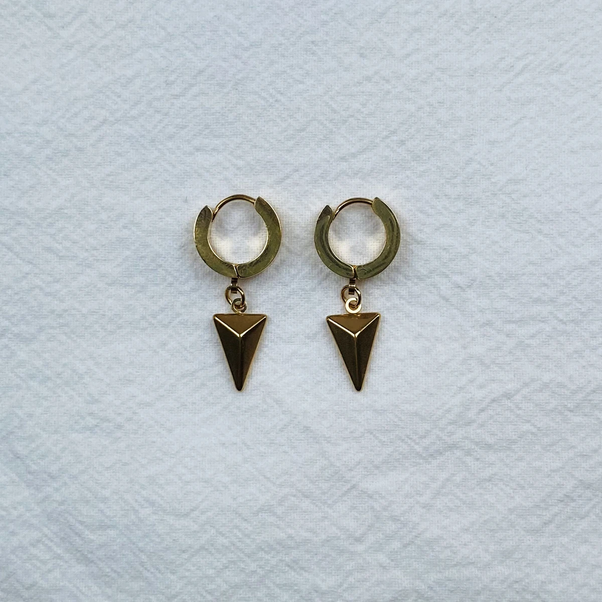 Stainless Steel Dangling Triangle Earrings Set for Men Women Geometric Punk Kpop Huggie Hinged Hoop Earrings
Stainless Steel Dangling Triangle Earrings Set for Men Women Geometric Punk Kpop Huggie Hinged Hoop Earrings