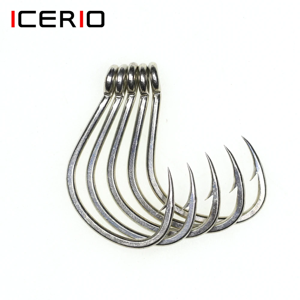 ICERIO 10PCS Glow Coating Anti-Corrosion Saltwater Fish Hooks High Carbon Steel Fish Hooks For Pike Fishing Big Jig Lure Hook 
ICERIO 10PCS Glow Coating Anti-Corrosion Saltwater Fish Hooks High Carbon Steel Fish Hooks For Pike Fishing Big Jig Lure Hook