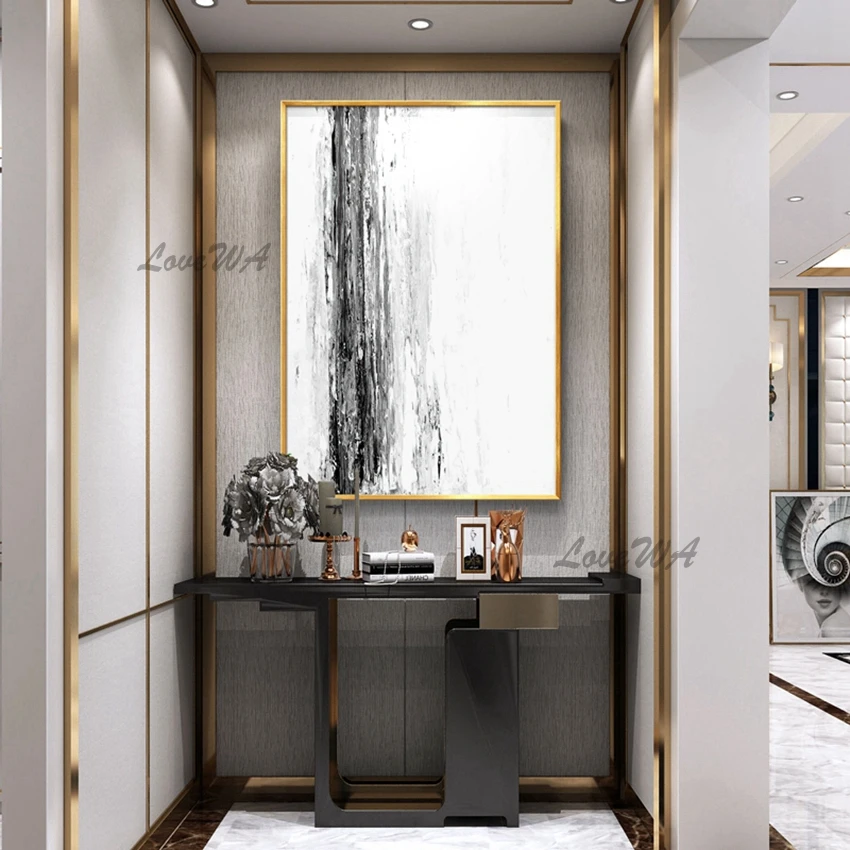 New Arrival Contemporary Abstract 100% Handpainted Painting Black And White Home Decoration Picture For Living Room No Framed
New Arrival Contemporary Abstract 100% Handpainted Painting Black And White Home Decoration Picture For Living Room No Framed