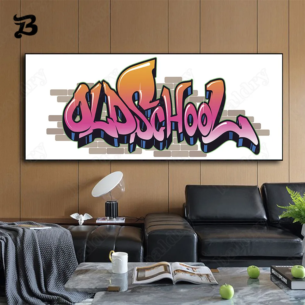 Canvas Painting Wall Art Abstract Graffiti Oil Painting Fashion Letter Cartoon Street Hip Hop Style Canvas Poster Home Decor
Canvas Painting Wall Art Abstract Graffiti Oil Painting Fashion Letter Cartoon Street Hip Hop Style Canvas Poster Home Decor