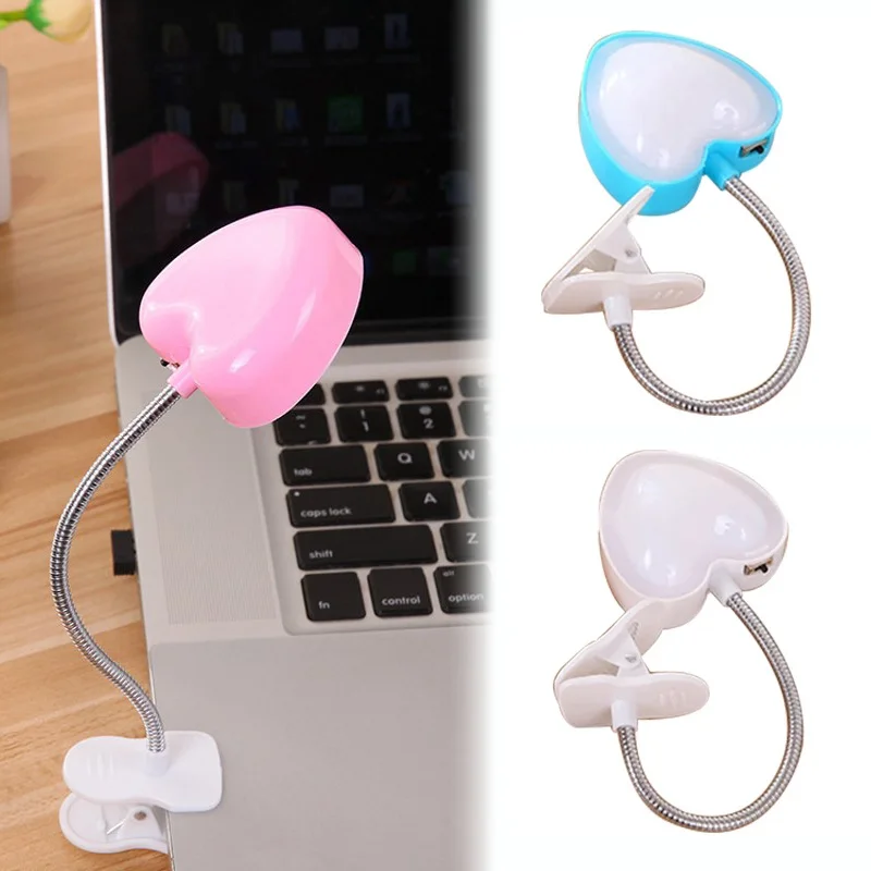Small Flexible Clip-on Love Shape Soft Eye Protection Reading Lamp Mini LED Night Light Book Light for Readers Table Lighting
Small Flexible Clip-on Love Shape Soft Eye Protection Reading Lamp Mini LED Night Light Book Light for Readers Table Lighting