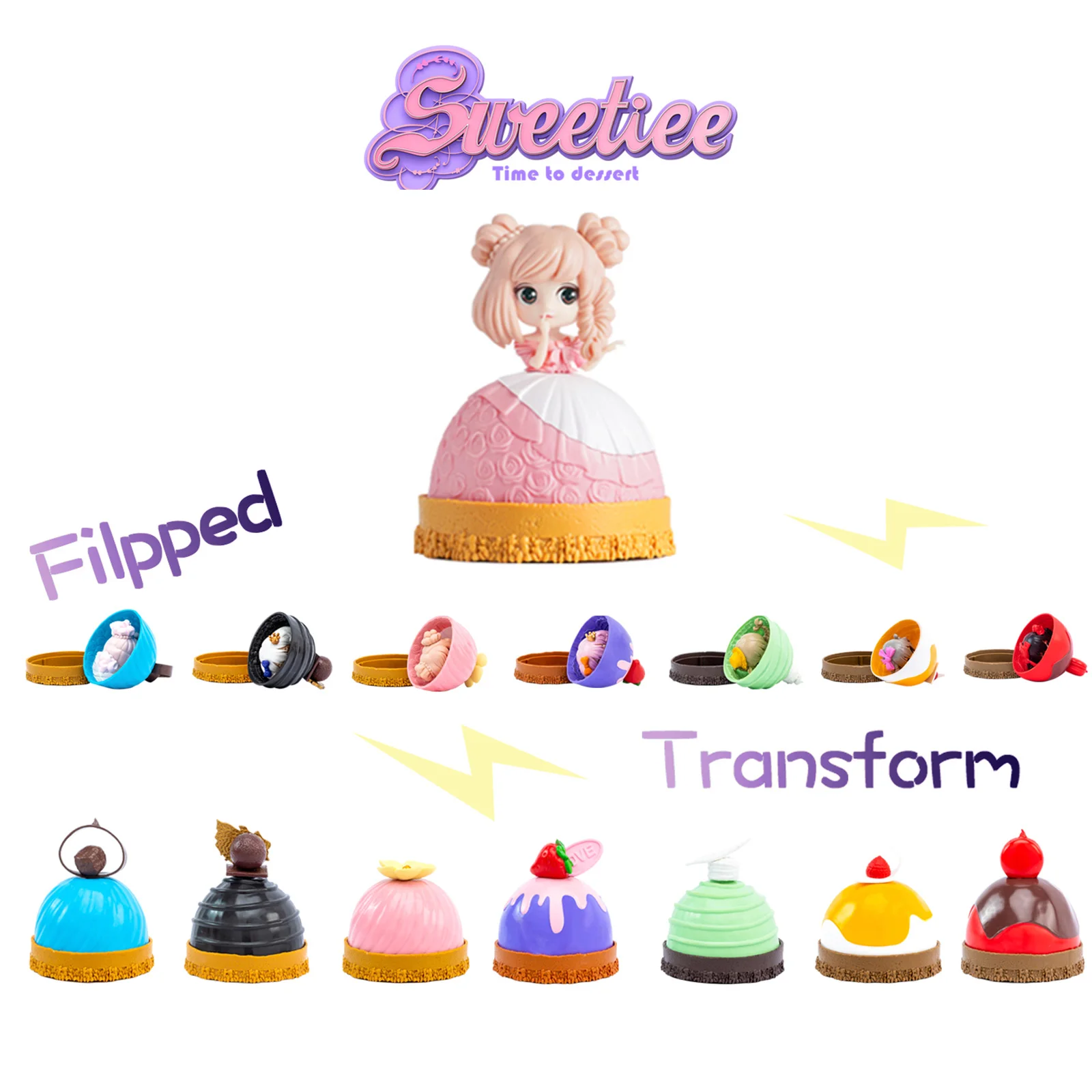 Children Mini Sweetiee Princess Dolls Girls Surprise Box Transformable Cake Collectable PVC Doll Toy For Kids Home Decorate Gift
Children Mini Sweetiee Princess Dolls Girls Surprise Box Transformable Cake Collectable PVC Doll Toy For Kids Home Decorate Gift