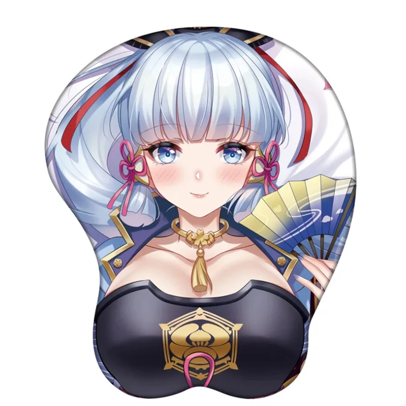 Game Anime Genshin Impact Kamisato Ayaka Cosplay Cute Wrist Rest silicon Mouse Pad Mat 3D Mousepad Prop
Game Anime Genshin Impact Kamisato Ayaka Cosplay Cute Wrist Rest silicon Mouse Pad Mat 3D Mousepad Prop