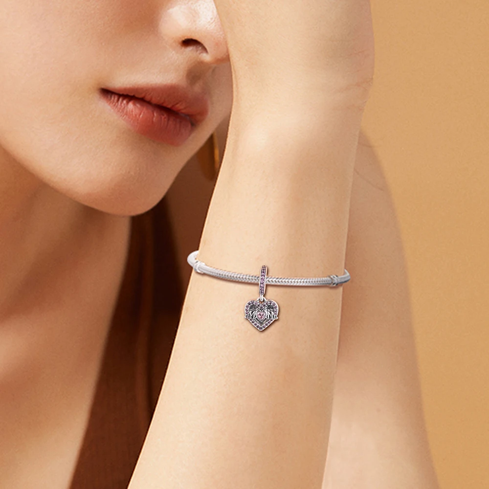 Fits Orignal 925 Charms Bracelets Heart & Mum Dangle Charm Sterling Silver Jewelry Woman DIY Fashion Mother's Day Beads
Fits Orignal 925 Charms Bracelets Heart & Mum Dangle Charm Sterling Silver Jewelry Woman DIY Fashion Mother's Day Beads